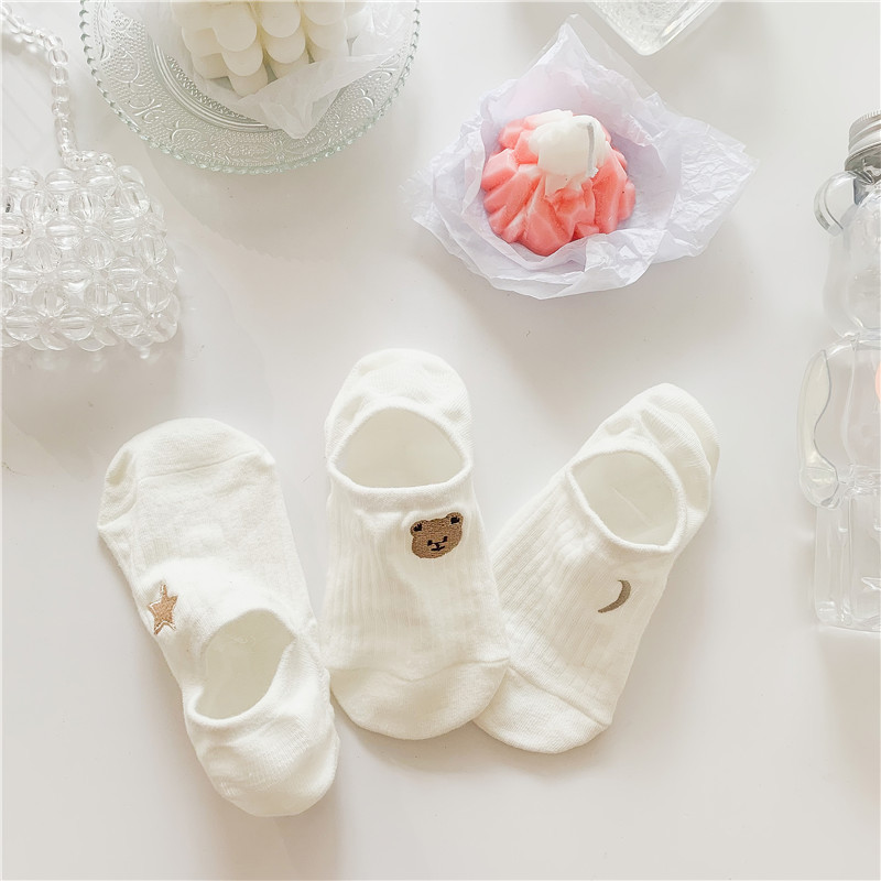 Preppy Style Women's Animal Cotton Ankle Socks A Pair display picture 4