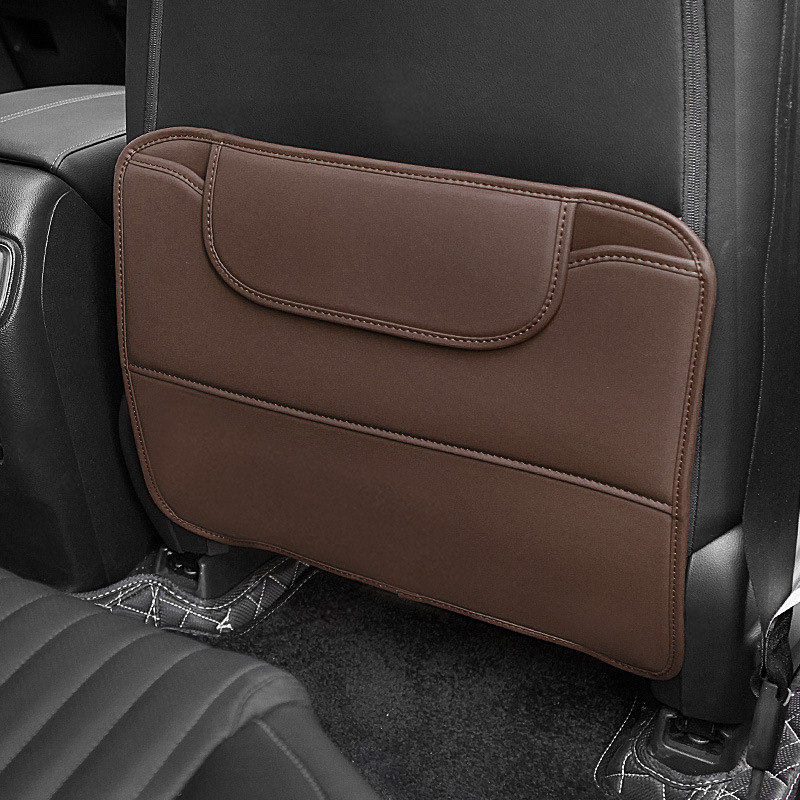 protection, Universal Chair back anti-kick pad - coffee-color-one