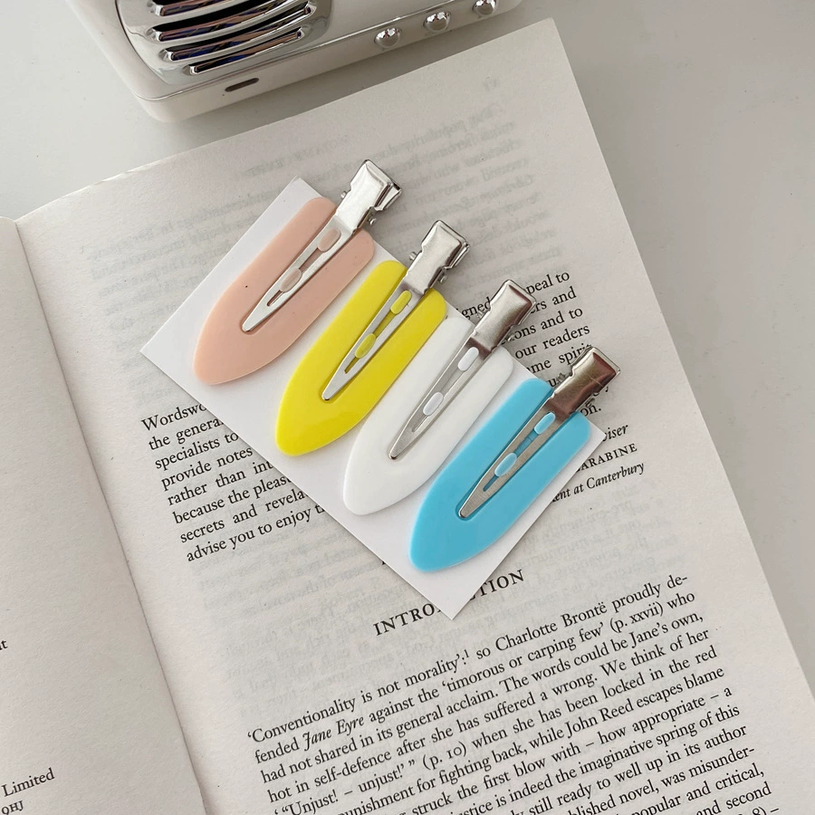 Набор заколок для волос, 4 шт., зажимы- Snap Clip, assorted colors, длина 6,2 см
