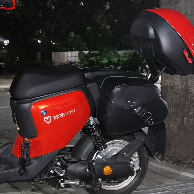 Waterproof Side Bags for Scooters, Motorcycles, and Electric Vehicles; Saddlebags for Storage and Organization; Motorcycle Rider Bags