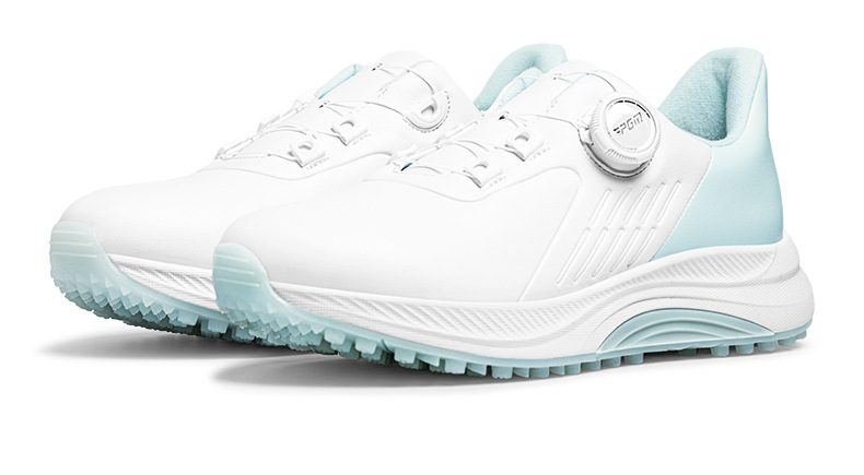 Giày golf nữ PGM chống thấm nước, đế EVA nhẹ, không đinh — XZ391-Ngọc trắng, XZ391-Màu trắng hoa anh đào chi tiết 27