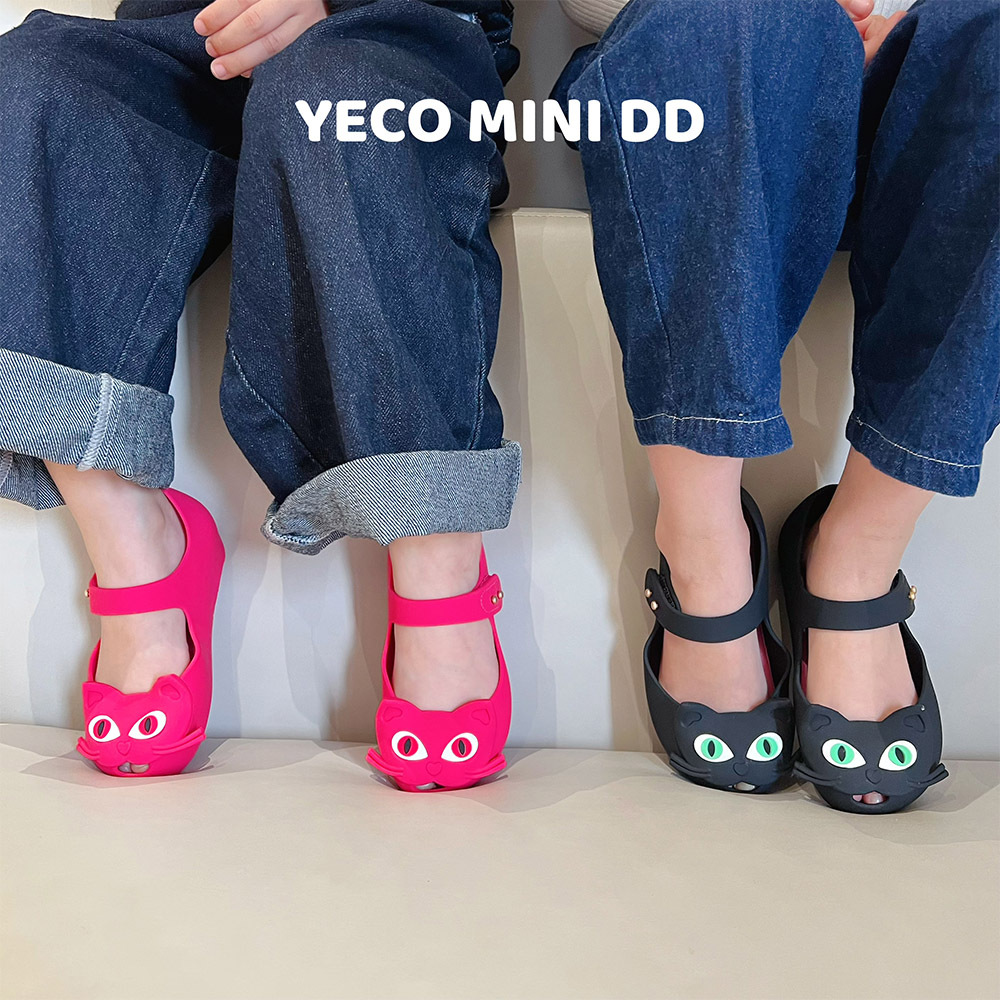 2023 sommer Neue Katze Mädchen Sandalen Baby Gelee kinder Strand Prinzessin Nette Schuhe Koreanische Ausgabe Frauen_voghion.com