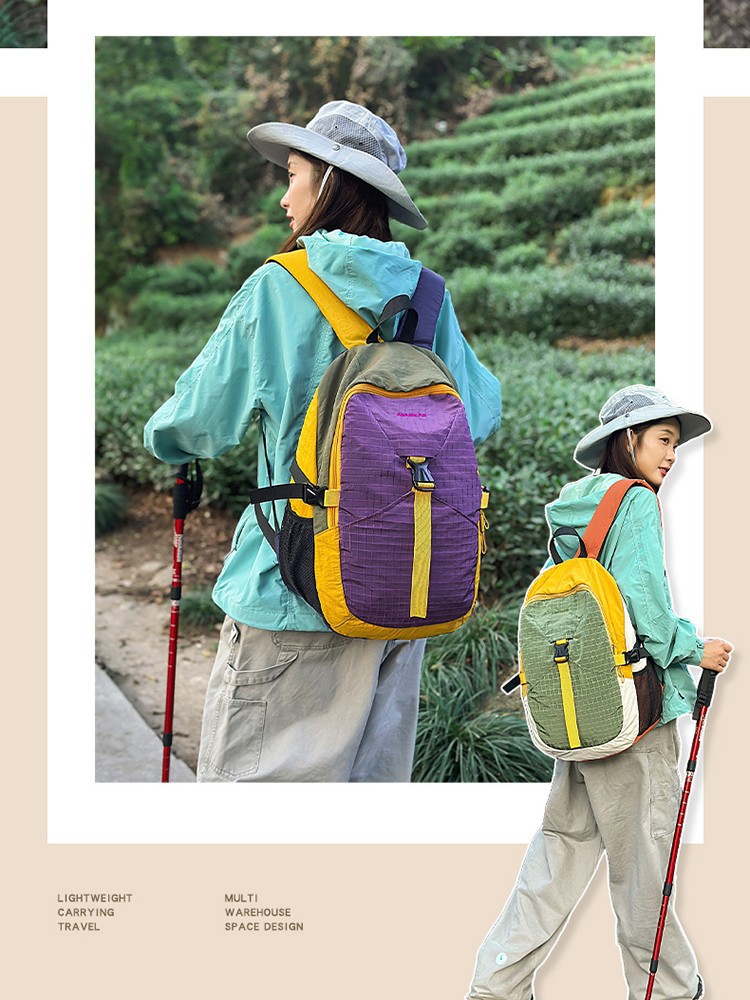 Fashionable climbing nylon waterproof wear-resistant backpack for…