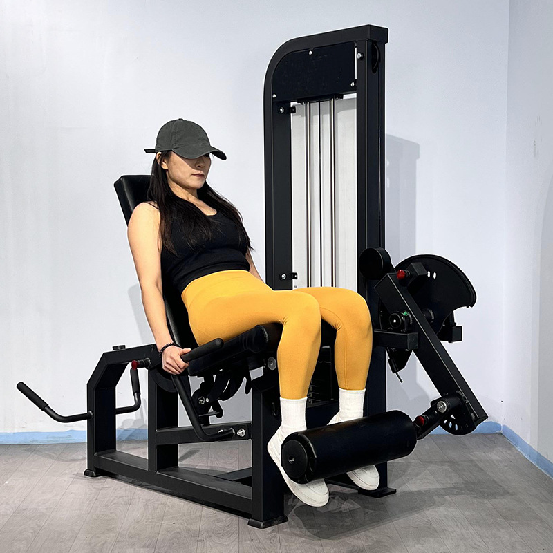 Equipo de gimnasio específico para ejercicios, máquina de flexión y extensión de piernas sentado, equipo comercial para entrenamiento de piernas, entrenador de músculos de piernas