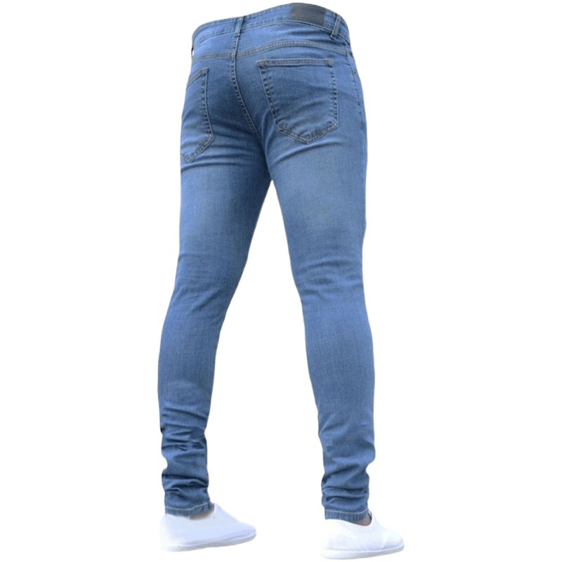 Sitio independiente de Amazon eBay, pantalones ajustados populares europeos y americanos para hombres, jeans para hombres.