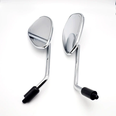 Motorcycle rearview mirror modified M10 positive silk HD new mirror convex retro large field of view mirror (Motorcycle rearview mirror) - electroplating