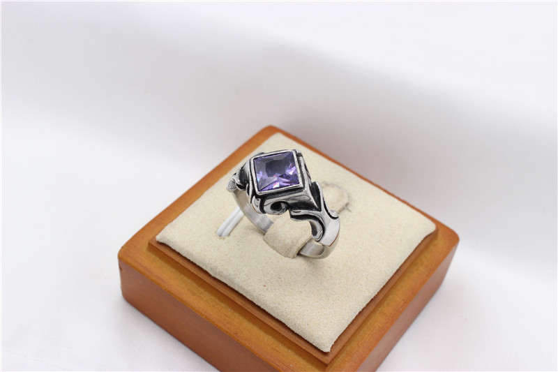 Daily, Party Occasion Retro Rhombus Titanium Steel Men's Rings