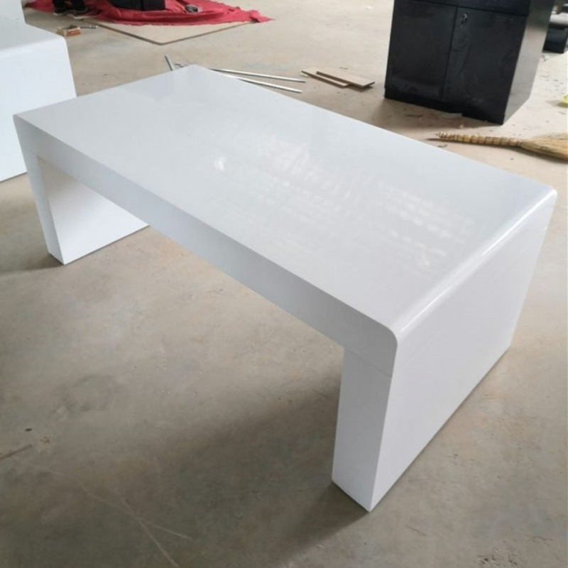 烤漆直播展示台中岛体验桌学习桌手机体验台圆角服装店摆件展示桌