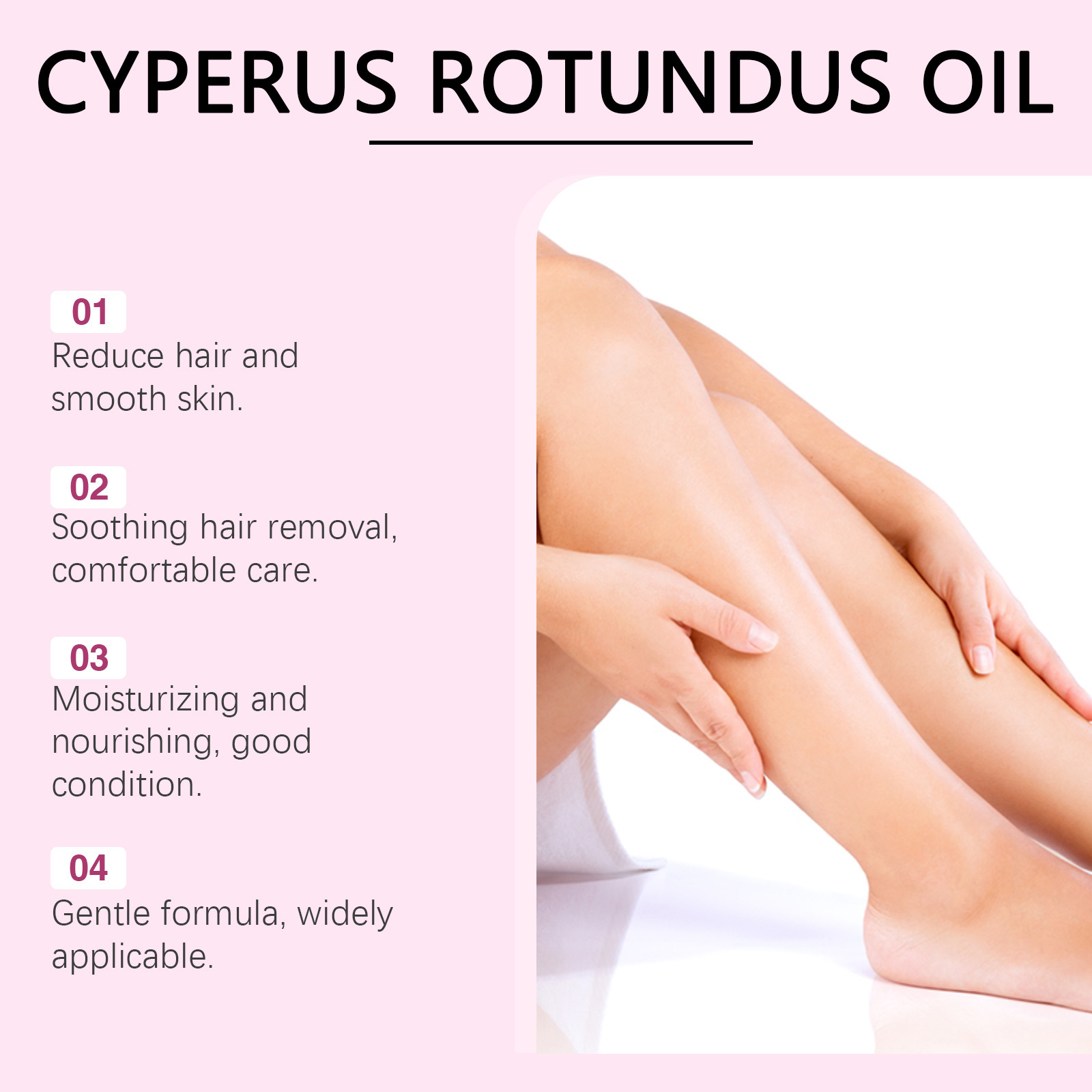 OceAura Depilación Aceite Essencial Gentle Skin Care Limpieza suave depilación hidratante aceite esencial de cuidado diario