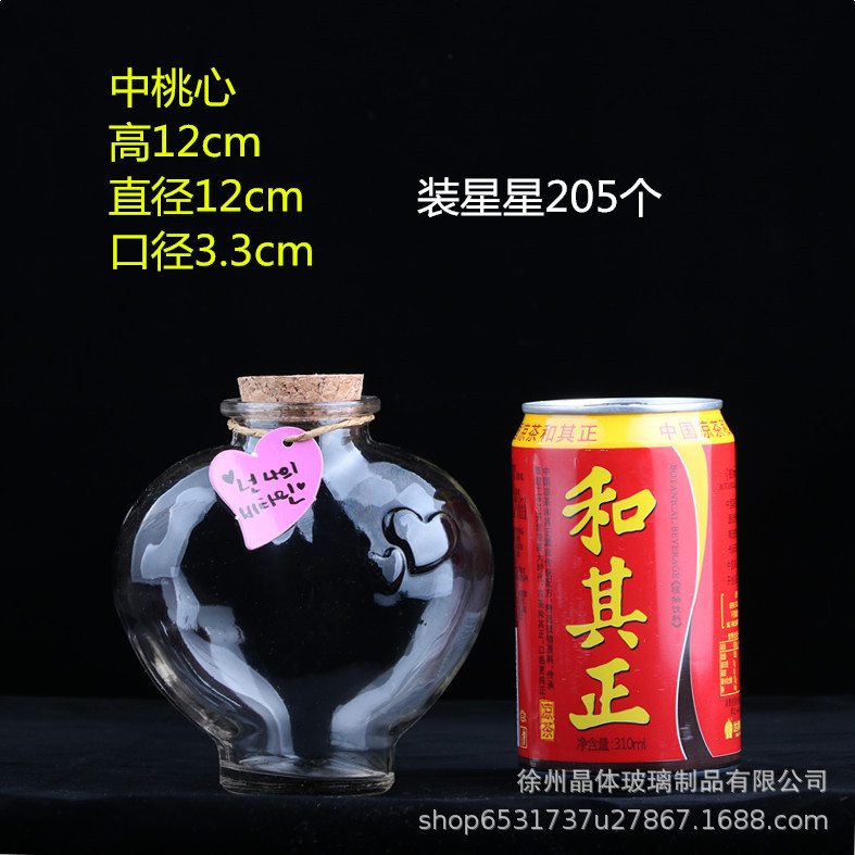 Botella de deseos DIY botella de vidrio botella de estrella regalo creativo botella de arco iris botella de mar