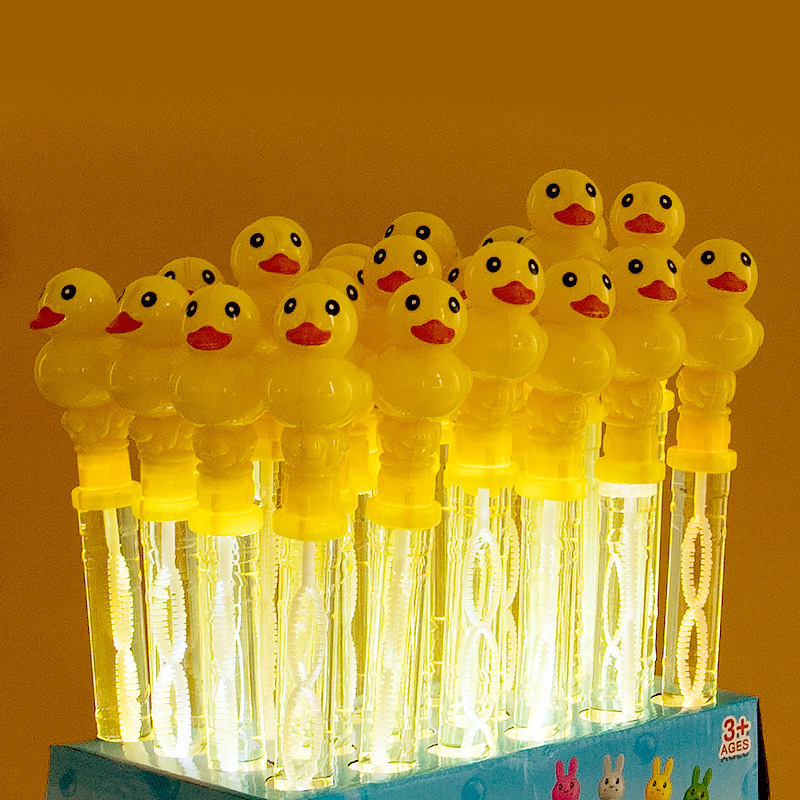 光るバブルスティック漫画風子供用おもちゃシャボン液濃縮補充液屋台夜市人気商品お正月グッズ点滅ライト