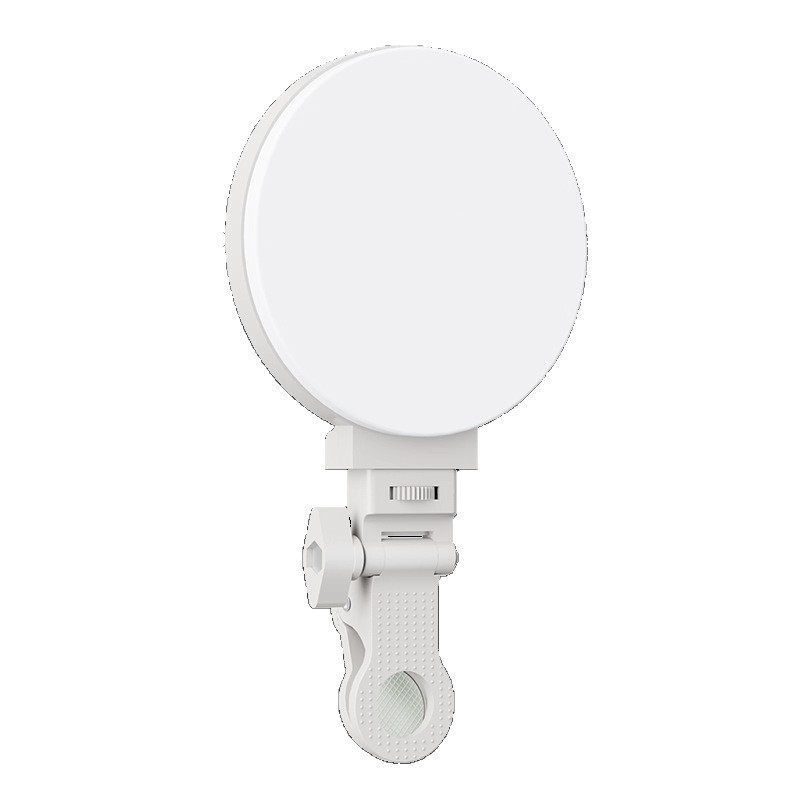 Mobile Phone Camera Fill Light Portable Live Streaming Selfie Shooting Clip-On Light for Phone Rechargeable Pocket Light