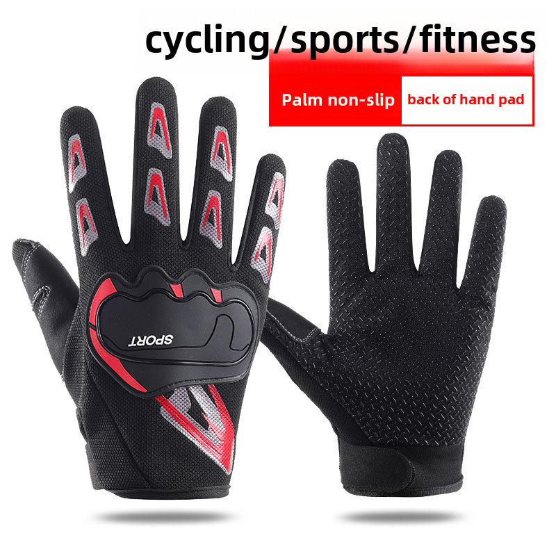 Half-finger Fitness Gloves Men's Outdoor Sports Single and Parallel Bars Equipment Training Non-slip Wear-resistant Anti-seismic Mountaineering Fishin_maomaolike.com