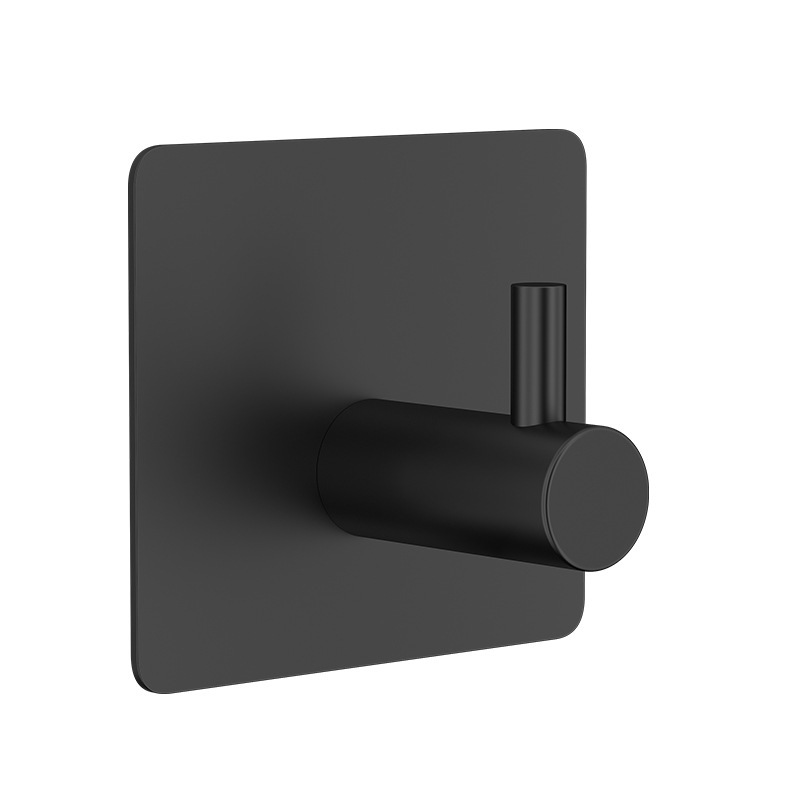 Hook 201 Stainless Steel Strong Adhesive Hook Single Hook Punch-Free Bathroom Door Kitchen Coat Hook