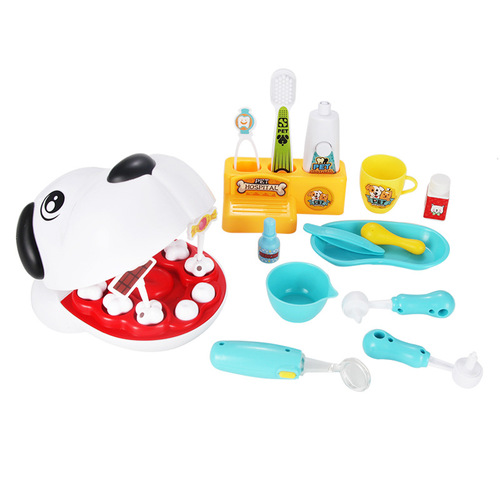 Children's play house doctor nurse set boys and girls stethoscope injection simulation medical CT machine baby toy