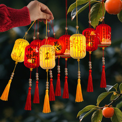 中秋灯笼场景布置灯谜活动手工DIY布艺灯笼商场装饰灯笼氛围挂件