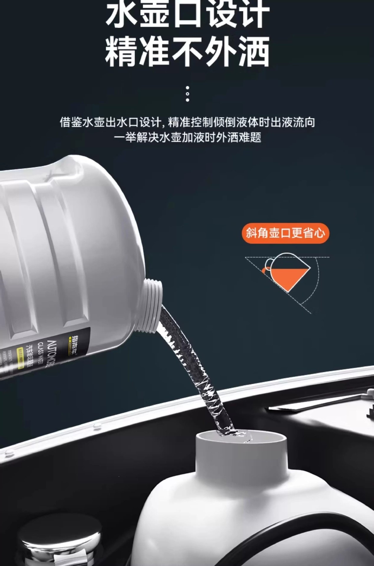 Glass water for cars to remove oil film, suitable for all seasons, car wiper fluid, glass liquid to remove oil film, crystal coating, concentrated and powerful