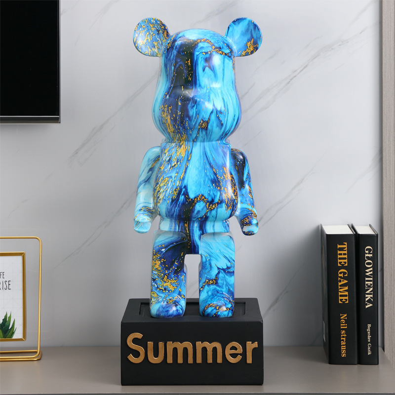 Custom Cartoon Violence Bear Piggy Bank Large Floor Ornaments Water Transfer Printing Living Room Decorations Resin Crafts Custom Cartoon Violence Bear Piggy Bank Large Floor Ornaments Water Transfer Printing Living Room Decorations Resin Crafts