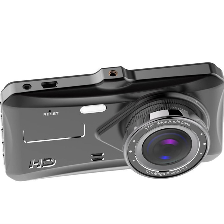 X10 ドライブレコーダー 4inch タッチスクリーン 1080p HD 車フロントとリアデュアル録画カメラ反転画像クロスボーダーミラー|undefined