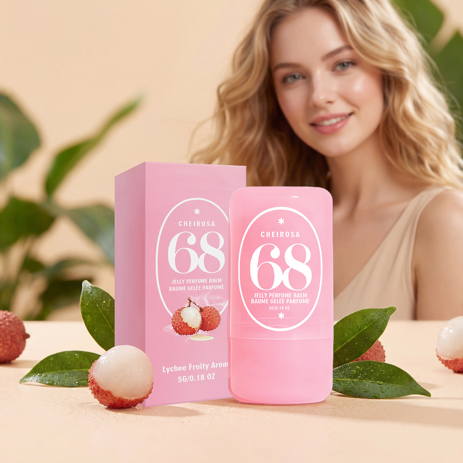 固态香水膏（荔枝果香） 自然果香甜美清爽清新百搭小巧便携香氛