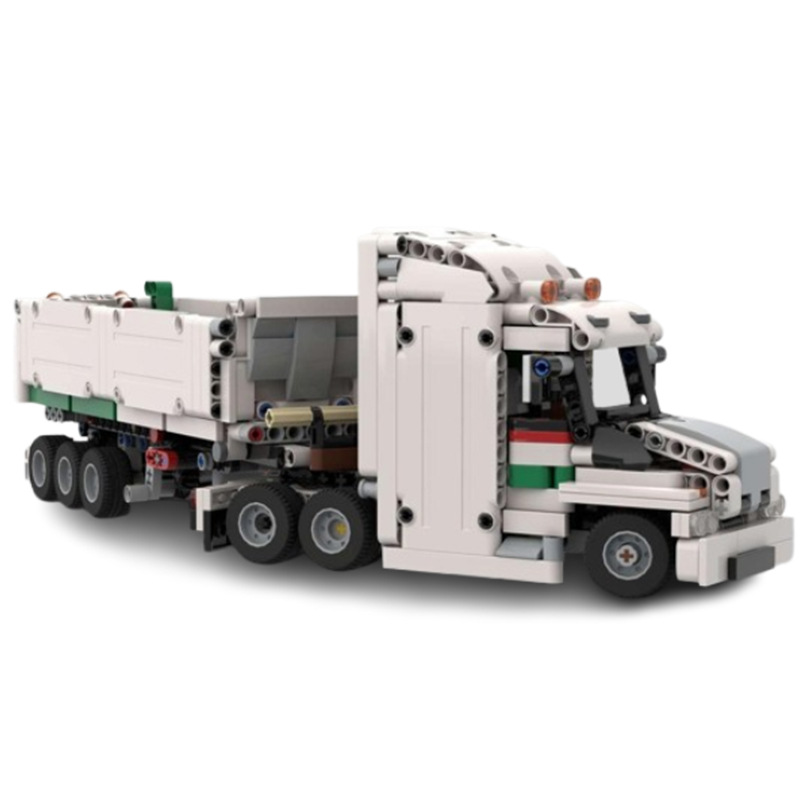 Building Block Truck Diy Assembly Model Construction Toy_voghion.com