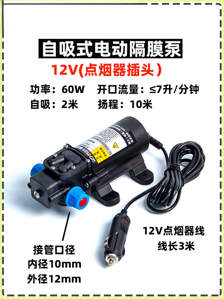 Tanque de combustible del automóvil bomba de bombeo eléctrica bomba de bombeo 12v24V220V bomba de bombeo gasolina diesel bomba de agua bomba de autoaspiración