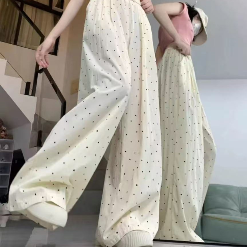 [5 días de preventa] [Pantalones de seda de algodón] Pantalones de pijama de seda de algodón para mujer