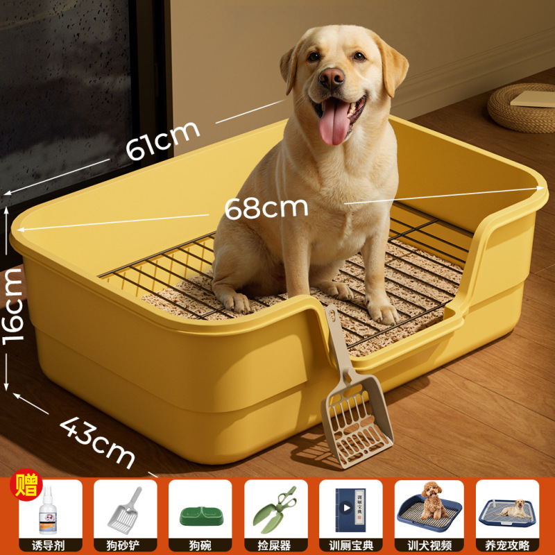 犬トイレの特大サイズの防外はね高フェンス犬尿盆の正口小型犬タブレットペット用品メーカー代発|undefined