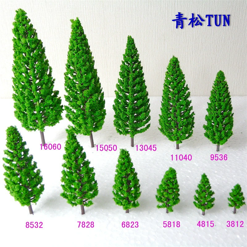 Зеленая сосна серия TUN профиль формы здания резиновый столб дерево серия песчаный стол Озеленение дерева ландшафтное дерево