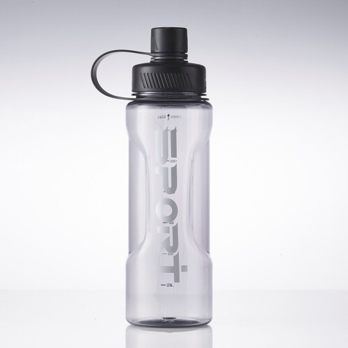 Large-capacity sports water bottle, shockproof and leak-proof plastic summer cup, suitable for men, high-temperature resistant PC space water cup