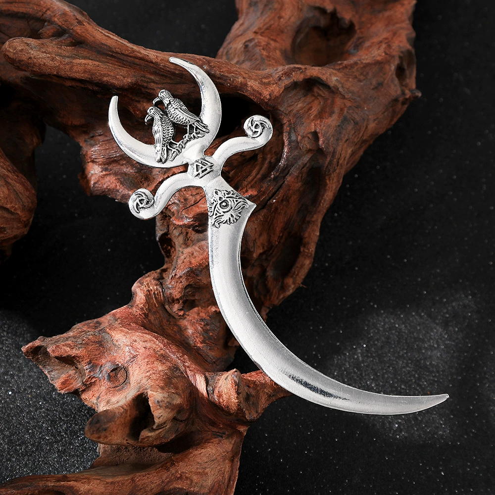 Популярная на границе ретротрансформа Odin hairpin, Crow Witch hair stick Nordic Norwegian стиль аксессуары для волос оптом
