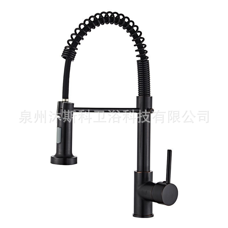 Grifo de cocina transfronterizo lavabo universal grifo de agua fría y caliente fregadero al por mayor de comercio exterior soporte de resorte grifo de cocina image 8