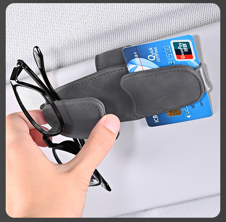 Car glasses clip car sun visor storage clip glasses frame double clip car sunglasses sunglasses clip clip