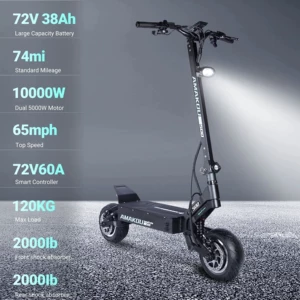 Retuol 11 düymlük İkiqat Ötürücülü Yüksək Sürətli Qatlana bilən Off-Road Elektrikli Skuter