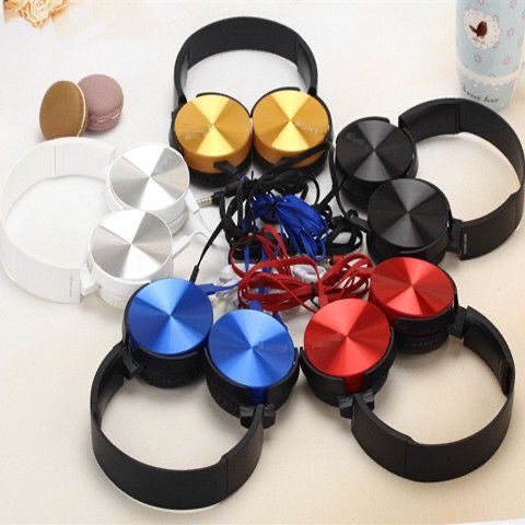Comercio exterior XB450 auriculares con cable juegos de computadora con auriculares, fabricantes de auriculares plegables controlados por cable al por mayor