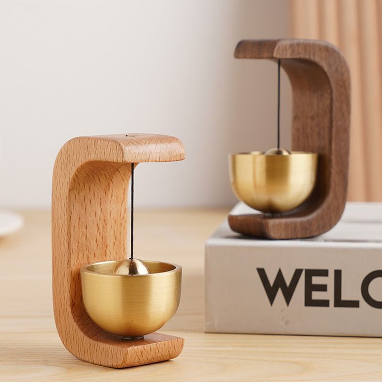 Wind Chime Japanese Dopamine Wooden Suction Door Magnetic Suction Doorbell Bell Door Reminder Housewarming Gift Doorbell