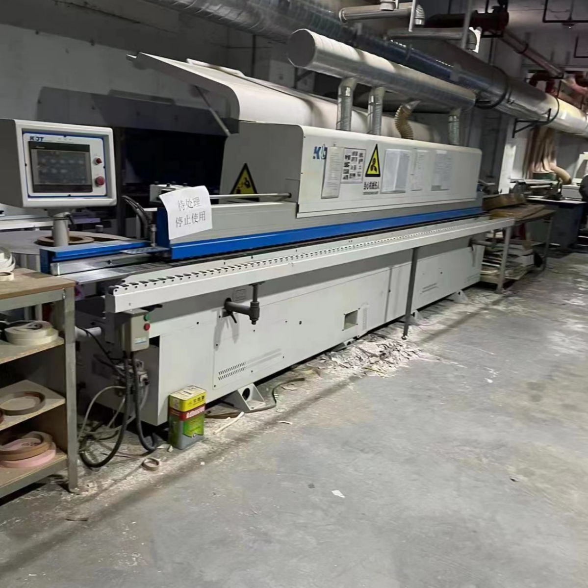 厂家出售二手木工机械设备极东全自动封边机回收各类二手木工机械