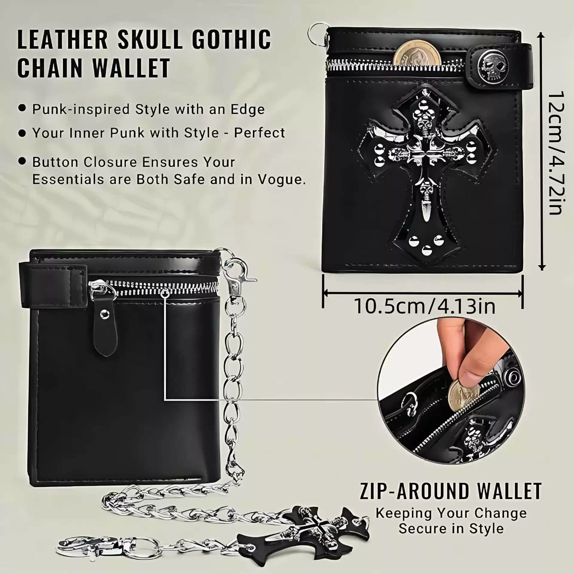 (Cross-border trading), wallet, (Physicals), punk style
