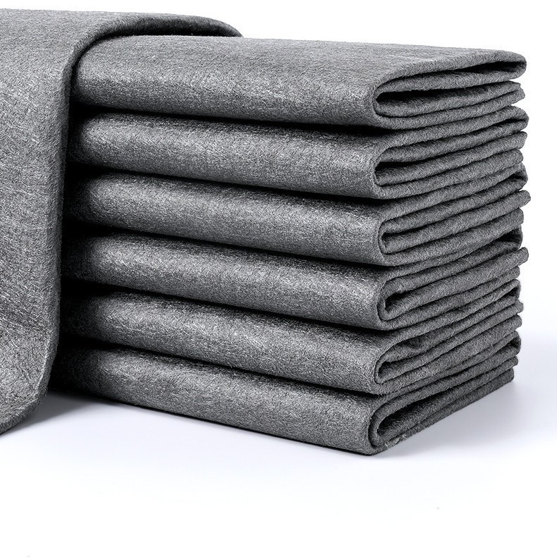 Magia trapo Limpieza de vidrio paño especial engrosado sin agua sin costura espejo de impresión artefacto limpieza hogar paño sin pelusa