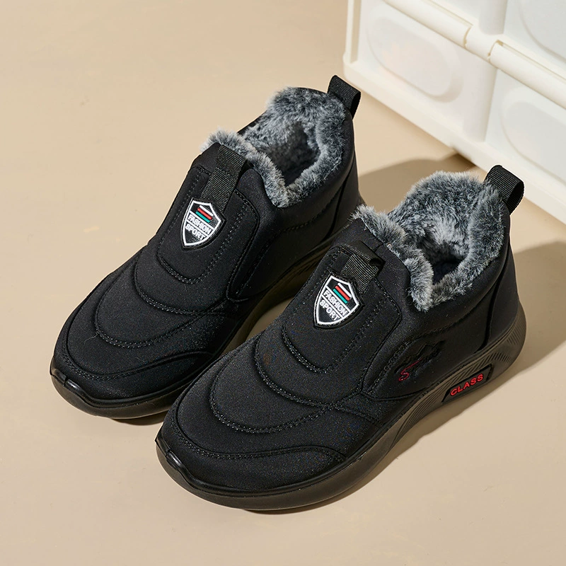 Трансграничные новые хлопчатобумажные туфли женские бархатные теплые снежные сапоги