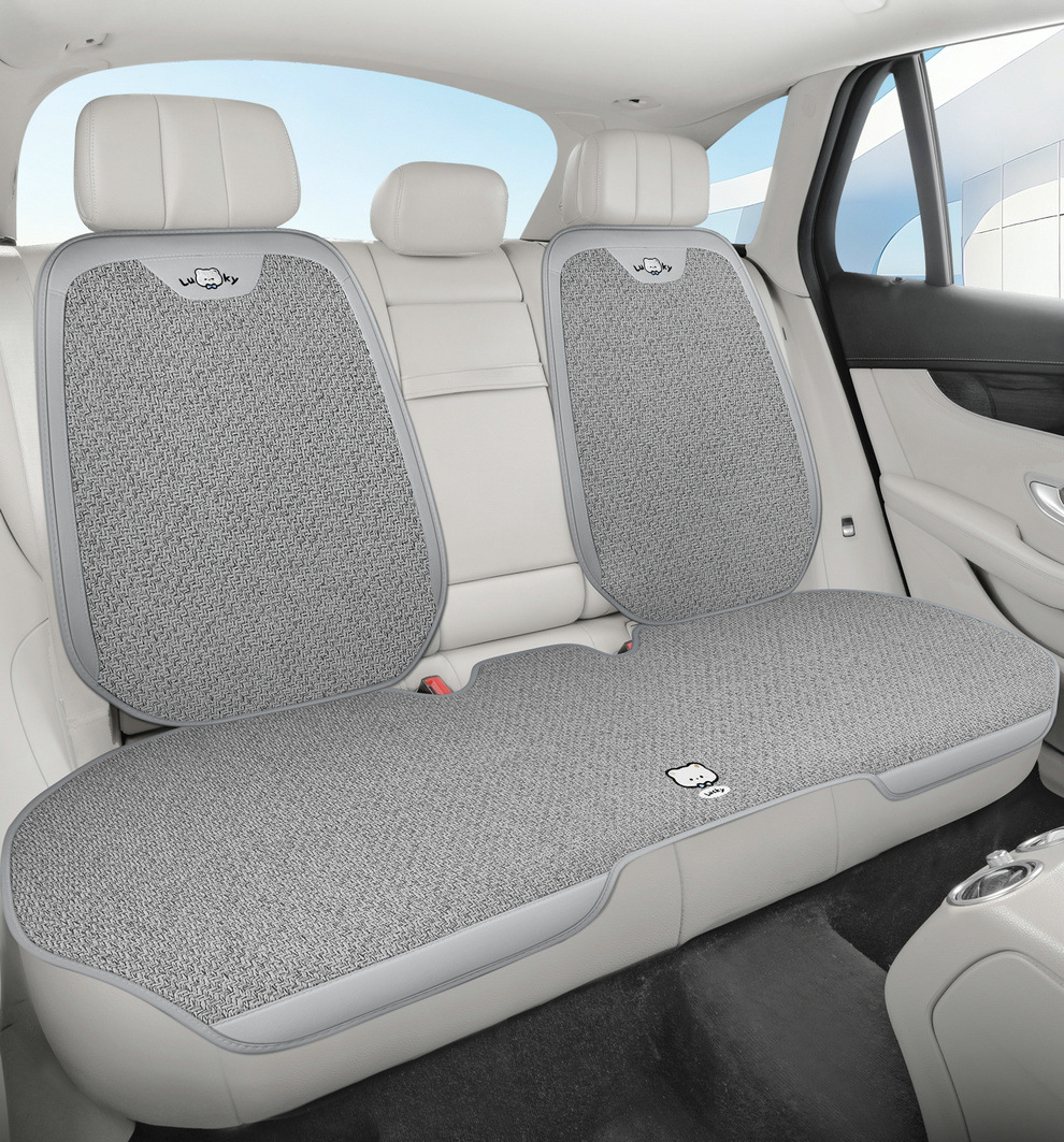 26 New Summer Ice Rattan Business Car Seat Cushions Cartoon Office Seat Pads Computer Chair Cooling Pads