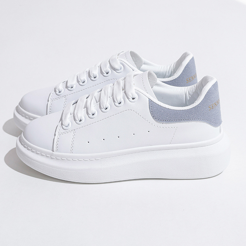 Zapatos blancos, zapatillas de deporte para mujer, suela gruesa, primavera y otoño, nuevo estilo, aumento, zapatos de papá, rojo de Internet, tendencia, zapatos deportivos casuales de moda