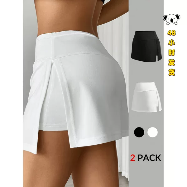 G 57110 Anti-exposure yoga tennis skirts with anti-exposure slit
