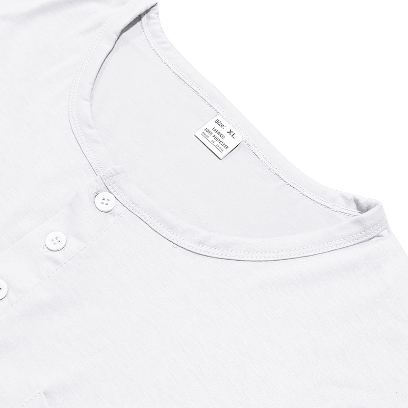 Herr t-shirt slim fit långärmad rund hals för höst och vinter_voghion.com