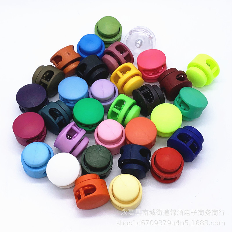 Spring Buckle Pig Nose Buckle Rope Buckle Plastic Buckle Clothes Drawstring Buckle Sweater Hem Elasticated Rope Buckle Shoelace Pants Foot Buckle