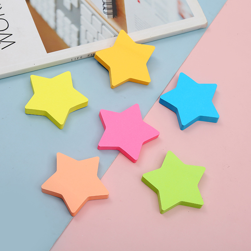 70x70mm 오각형 100 페이지 (색상 랜덤)