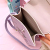Cute cartoon one-shoulder bag, card holder, polyurethane shoulder bag, organizer bag