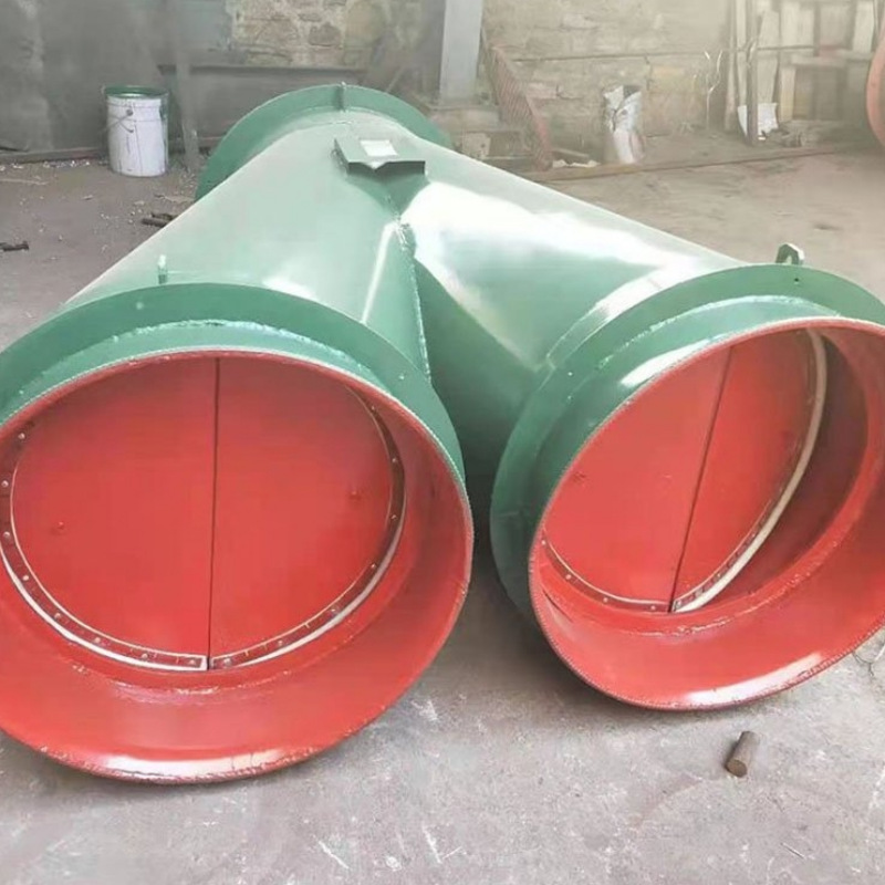 ventilación subterránea estable y confiable con interruptor de división de flujo de alta eficiencia del dispositivo de división de aire automático de la mina