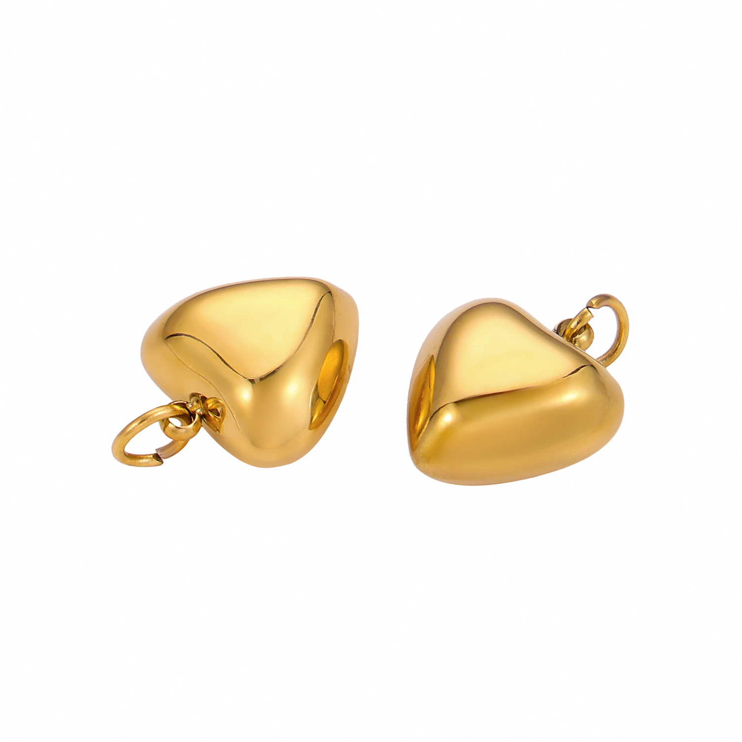 4g Weight Pendant, Chain Jewelry Making Type Diameter 10mm Jewelry Making Size DIY Jewelry Accessories Classification 1 Piece Quantity 304 Stainless Steel Material Heart Shape Pattern Plating Design Simple Style Style 1 Piece Diameter 10mm 304 Stainless Steel Heart Shape Pendant Chain 12