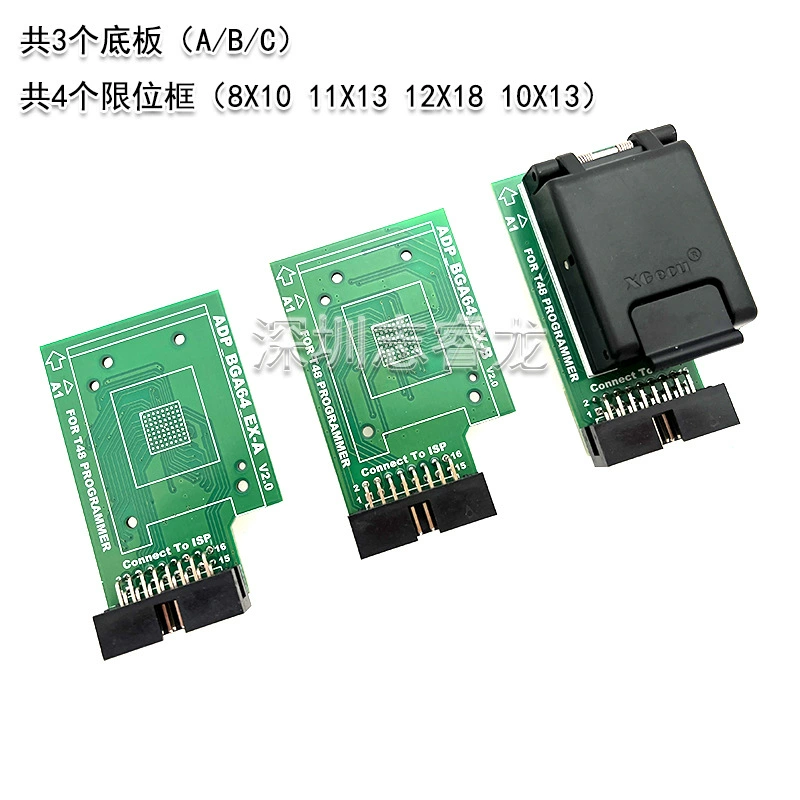 Программатор Xingong XGECU T48, предназначенный для адаптера-BGA64, ADP-BGA64A-EX-A/B/C